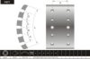 FRAS-LE F/877 Brake Lining Kit, drum brake